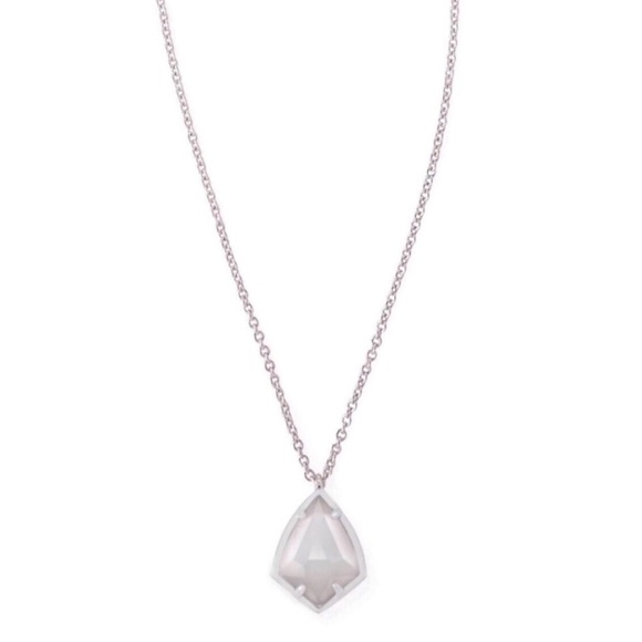 KENDRA SCOTT • Silver Cory Cat’s Eye Necklace - Picture 1 of 4